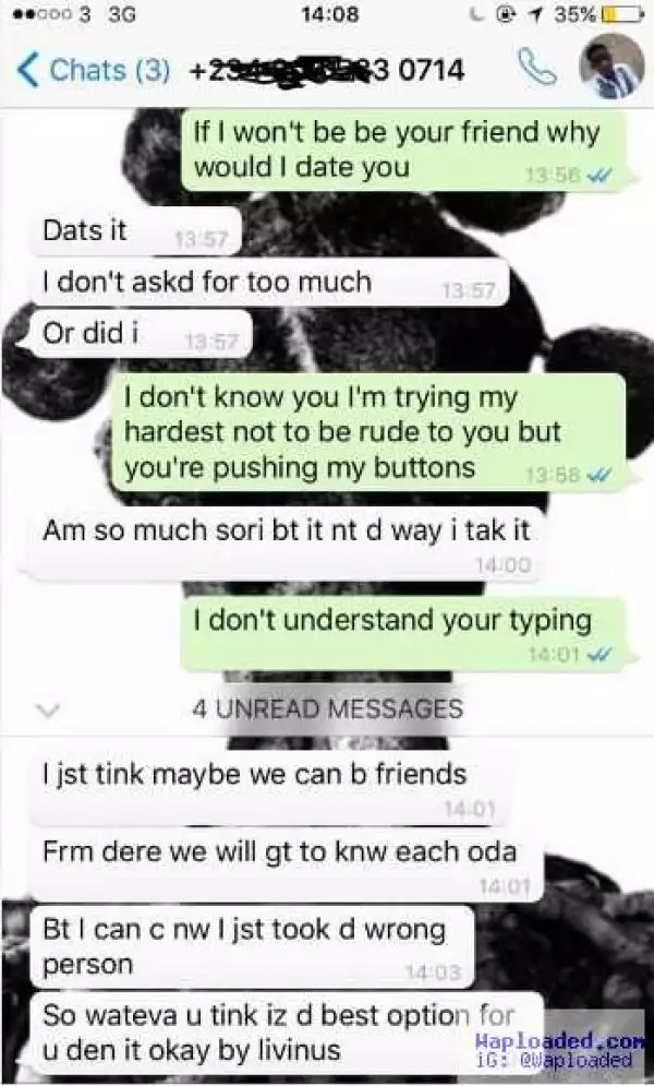 Read this hilarious convo between a girl and her 